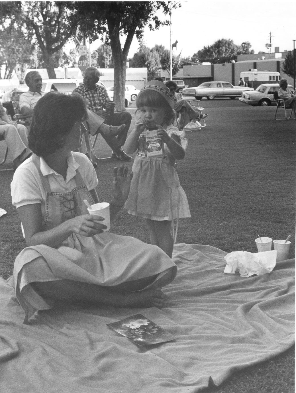 Lucretia Katie Engstrom in Park 19871